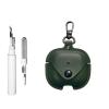 [3 in 1] TSVSXS Leather Case Compatible with AirPods 4 with Keychain, Soft PU Shockproof Protective Cover with Cleaning Pen Compatible with AirPods 4 with Active Noise Cancellation view 1