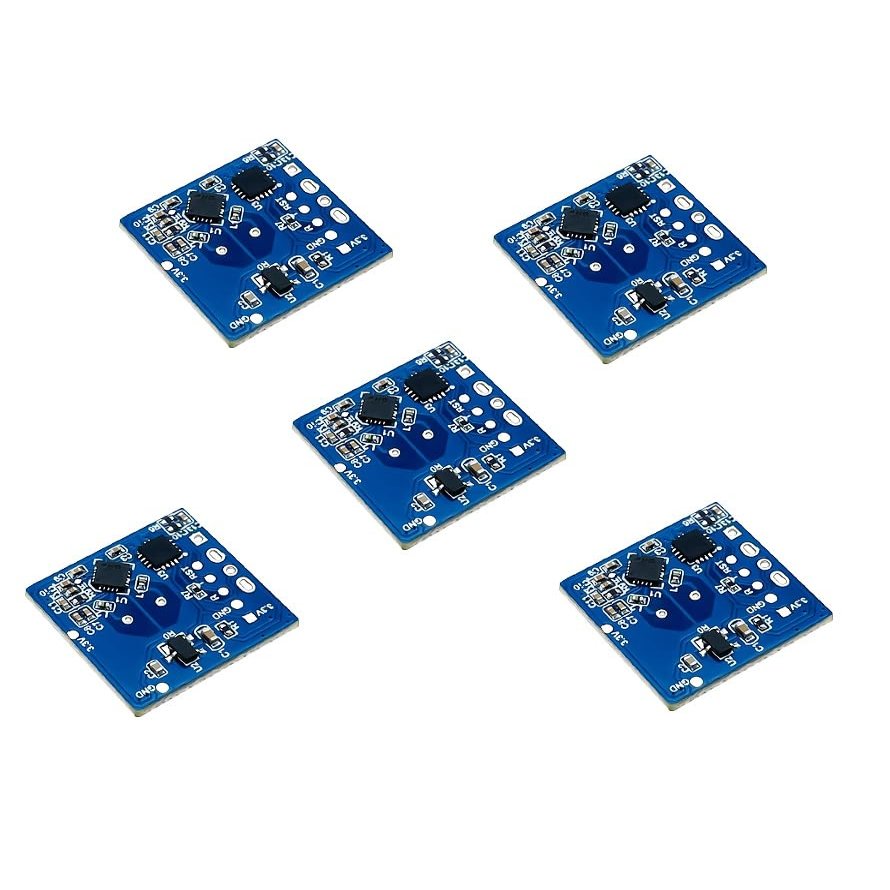 HLK-LD020 5.8G Motion Sensing Module RaDAR Sensor 2.0/2.54mm Hole Spacing for Embedded Hidden Installation (5Pcs)