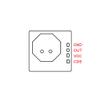 HLK-LD020 5.8G Motion Sensing Module RaDAR Sensor 2.0/2.54mm Hole Spacing for Embedded Hidden Installation (5Pcs) view 4