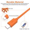 USB C Charger Cable for JBL Speaker Compatible with JBL Charge 4, Charge 5, Charge 6, Flip 5, Flip 6, Flip 7, Pulse 4, Pulse 5, Clip 4, Clip 5 Speakers and Endurance Peak II Earphones, 3.3ft (Orange) view 4