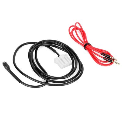Gavigain Radio AUX Adapter Cable, 3.5mm Female Automobile Audio Cable Car Auxiliary Wiring Cable Fits for Maz da 3 6 2006-2013