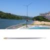 PAC 12 Shortwave Antenna, Aluminum Alloy Ground Anchor,7MHz50MHz Full Frequency Band 10 Sections Telescopic Antenna Maximum 2.5m for Various Communication Needs view 4