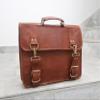 11x15 Inch Genuine Leather Messenger Shoulder Bag Vintage Crossbody Laptop & Tablets Satchel for Men & Women view 3