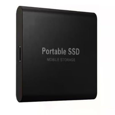 Portable SSD 2TB USB/High-Capacity Type-C Interface Mobile - Black