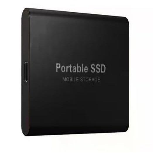 Portable SSD 2TB USB/High-Capacity Type-C Interface Mobile - Black