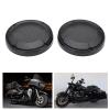 Excellent Quality Motorcycle Speaker Mesh Cover with Installation for Touring Glide Enthusiasts 1983-2020 (Glossy Black) view 2