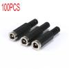 100Pcs DC Connector 5.5 x 2.1mm 5.5 * 2.1mm DC Power Female Socket DC Jack Assembly Barrel Solder Wire Connectors Adapter view 2