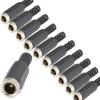 100Pcs DC Connector 5.5 x 2.1mm 5.5 * 2.1mm DC Power Female Socket DC Jack Assembly Barrel Solder Wire Connectors Adapter view 3