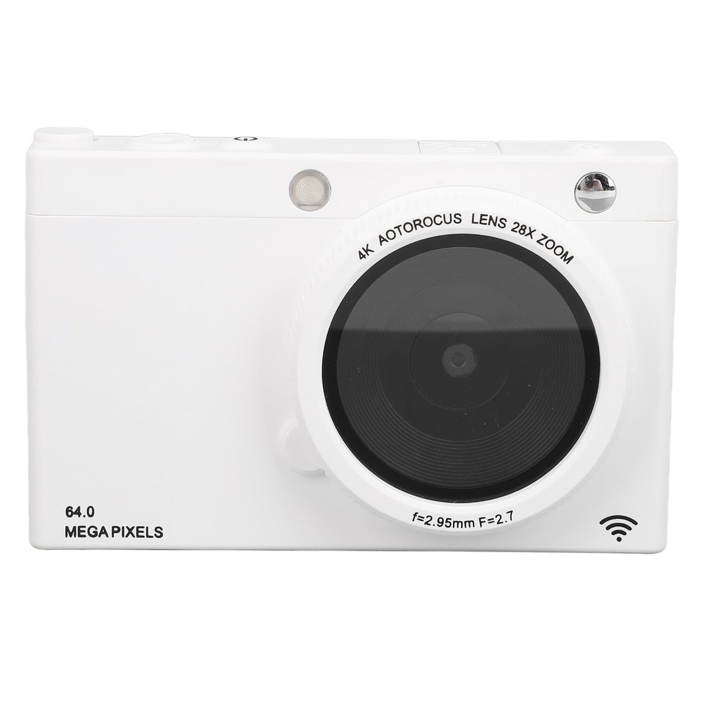 4K Digital Camera, 2.83 Inch 28X Digital Zoom MP3 Autofocus Photo Share Retro Camera Compact Camera with 1/4 Inch Thread, Small Camera for Video Photography