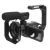 Yunseity 4K Video Camera Camcorder, 56MP HD 3 Inch Rotatable Digital Video Recorder DV Camera with 18X Digital Zoom, WiF Vlogging Camera with Microphone Stabilizer view 1