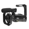 Yunseity 4K Video Camera Camcorder, 56MP HD 3 Inch Rotatable Digital Video Recorder DV Camera with 18X Digital Zoom, WiF Vlogging Camera with Microphone Stabilizer view 4