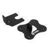 ANGGREK Speaker Wall Holder, Heavy Duty Optimal Space Efficiency Stable Speaker Wall Stand Sturdy Easy Installation 3mm Thick Metal for SA RS3S view 4