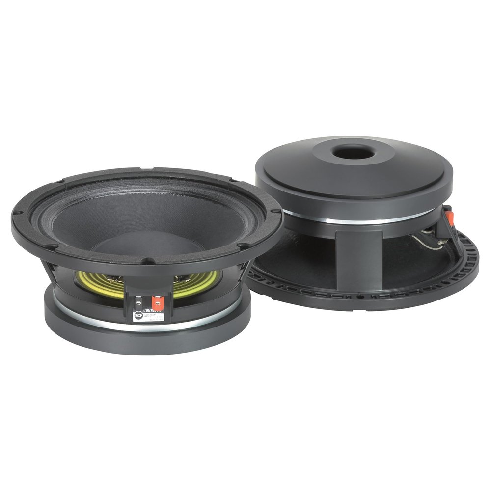 RCF L10750YK 10-inch PRO Mid Bass Woofer 350W Rms 700-Watt Peak 3" Fiberglass Inside | Outside Copper Voice Coil 8-Ohms Shaped M-Roll Damped Surround