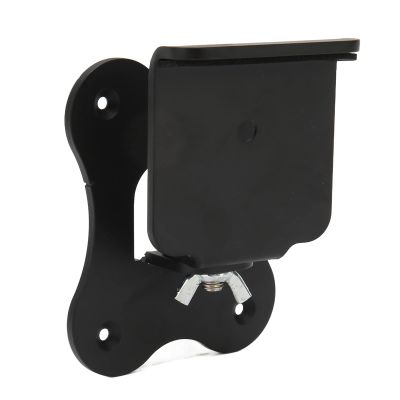 ANGGREK Speaker Mounting Brackets, Strong Bearing Capacity Metal Black Coat Speaker Wall Mounts Easy to Install for School for Office for Living Room