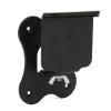 ANGGREK Speaker Mounting Brackets, Strong Bearing Capacity Metal Black Coat Speaker Wall Mounts Easy to Install for School for Office for Living Room view 1