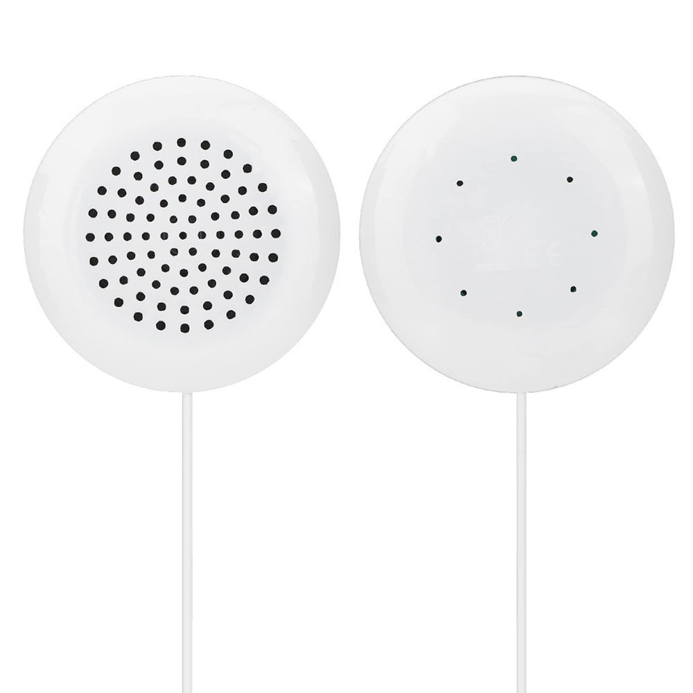Mini Speaker, Laptop Speakers Subwoofer Speaker Portable Powerful White Lightweight Pillow Speaker, 3.5mm for Phone Compatible WithMP3