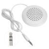 Mini Speaker, Laptop Speakers Subwoofer Speaker Portable Powerful White Lightweight Pillow Speaker, 3.5mm for Phone Compatible WithMP3 view 3