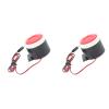 2Pcs Wired Mini Siren,Dc 12V 110 Db Sound Anti Theft Emergency Safety Alarming Horn for Office Shop Garage Home Security Alarm Horn view 1