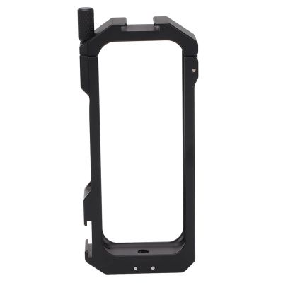 ANGGREK Camera Housing Cage, Aluminum Alloy CNC Machining Camera Protective Frame Side Avoidance Design for Camera
