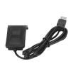 Fingerprint Reader, Black USB Fingerprint Reader Recognition Function, Compact Structure, 360 Degree Calibration for Computer view 2