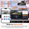 Bundle: Vantrue N2X Front and Inside Dash Cam + 256GB SD Card Dual Dashcam, Infrared Cabin Camera, STARVIS 2, GPS, 24Hrs Parking Mode, WiFi Dash Cam view 4