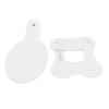 ANGGREK Speaker Wall Mounted Bracket, Metal Decorative Stable White Speaker Wall Bracket for 98 DB for Speakers view 1