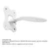 ANGGREK Speaker Wall Mounted Bracket, Metal Decorative Stable White Speaker Wall Bracket for 98 DB for Speakers view 3