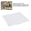 120mm PC Fan Dust Filter, 4pcs Magnetic Frame Computer Fan Grills Dust Mesh PC Cooler Filter Screen PVC, Dustproof Case Covers for Chicken Coop Vent Fan (White) view 2