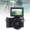 4K Digital Camera for Photography Autofocus 48MP Vlogging Camera for YouTube with 3in 180Flip Screen 4X Digital Zoom Video Compact Travel Camera with 32G SD Card,Flash, Anti view 4