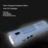 Weather Radio, Multifunction Portable Emergency Alert Radio with LED Flashlight, USB & Solar Charging, for Camping, Hurricane view 2