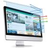 HEYVGO 23-24 inch Anti-Blue Light Blocking Screen Protector Panel for 16:9 Widescreen Computer Monitor - Anti-Scratch Diagonal Frame Shield, 21.5X 12.6 inch(LxW) view 1