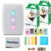 FUJIFILM INSTAX Mini Link 3 Smartphone Printer Bundle with Fujifilm Instax Mini Film (20 Sheets), Hanging Photo Frames, Table top Photo Frame for Mini Film (Clay White) view 1
