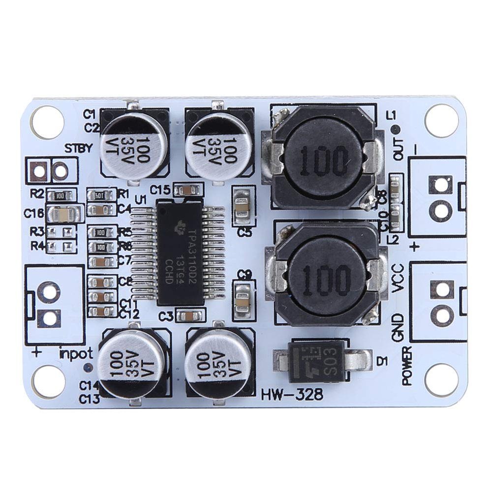 30W High Power Digital Mono Channel Power Amplifier Board - DIY Audio Amplifier for 8 Ohm Speakers, Perfect for Home Audio Systems and DIY Projects