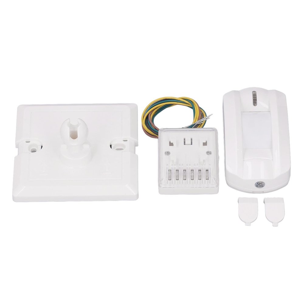 Wall Mount Infrared Alarm Detector Angle Adjustable Motion Sensor for Garages Courtyards Lanes 12V