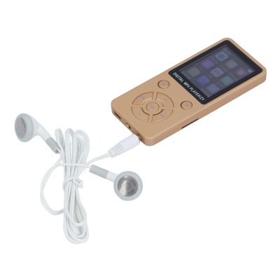 ASHATA 32GB MP3 Player MP4 Player, Portable Music Player with Bluetooth 5.0, 1.8 LCD Display, w Speaker Video FM Ebook Photo Viewer Headphones, Lossless Sound MP3 MP4 Music Player (Gold)