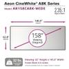 Elite Screens Aeon CineWhite A8K Wide, 158-INCH DIAG, 2.35:1 Aspect Ratio, Acoustically Transparent Perforated Weave, AR158CA8K-WIDE view 4