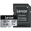 Lexar 1T Professional Silver Plus Micro SD Card, UHS-I, C10, U3, V30, Full HD & 4K, Up to 205/150 MB/s microSDXC Memory Card, for Videographers, Gamers (LMSSIPL001T-BNANU) view 1