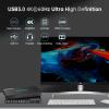 4K@60Hz HDMI 2.0 KVM Switch 4x1 for 4PC Share 2 Displays and 4 USB 3.0 Ports SPDIF L/R Audio,Copy/Extended Mod compatibile with Windows, Unix and Mac OS X view 3