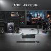 4K@60Hz HDMI 2.0 KVM Switch 4x1 for 4PC Share 2 Displays and 4 USB 3.0 Ports SPDIF L/R Audio,Copy/Extended Mod compatibile with Windows, Unix and Mac OS X view 4