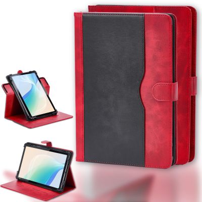 Case Compatible for Hyundai Hytab Plus 10lb4 10.1-Inch Tablet Case 360 Degree Rotation Multi-Viewing Angels PU Leather Stand Folio Cover Camera can be Used Red