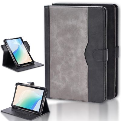 Case Compatible for Meberry M7 10.1 2022-Inch Tablet Case 360 Degree Rotation Multi-Viewing Angels PU Leather Stand Folio Cover Camera can be Used Black