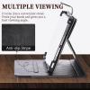 Case Compatible for Meberry M7 10.1 2022-Inch Tablet Case 360 Degree Rotation Multi-Viewing Angels PU Leather Stand Folio Cover Camera can be Used Black view 2