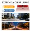 Fancemot Third Brake Light Rear View Reverse Backup Camera Compatible with Chevy Express 2003-2019, 3rd Brake Light Position Mounted Reversing Lights with Backup Camera view 2