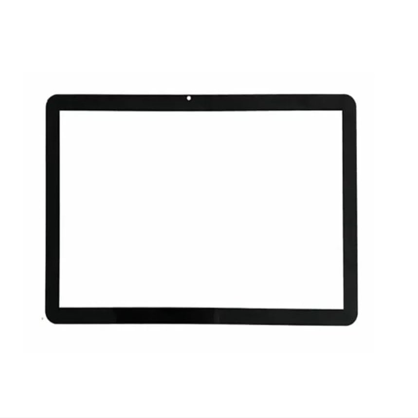 Front Touch Screen Panel Glass Lens Cover (Without LCD Display Digitizer) Replacement Compatible with Vortex BTAB10 10.1 inch (Black)