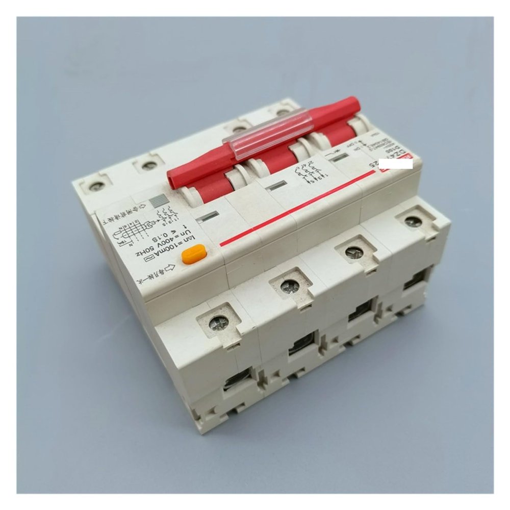 QZLIBEFUD NC Leakage Dz47le-125 3p 1p+N 100A 125A High Current Leakage Vacuum Air Circuit Breaker Switch(80A)