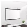 4:3/16:9 HD Projector Screen, Manual Pull Down Projector Screen for Home Theater, 72 Inch Projector Screen for Home Cinema, Projection Screen for Movies and Gaming(Metal,16:9-72inch) view 1