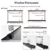 4:3/16:9 HD Projector Screen, Manual Pull Down Projector Screen for Home Theater, 72 Inch Projector Screen for Home Cinema, Projection Screen for Movies and Gaming(Metal,16:9-72inch) view 2