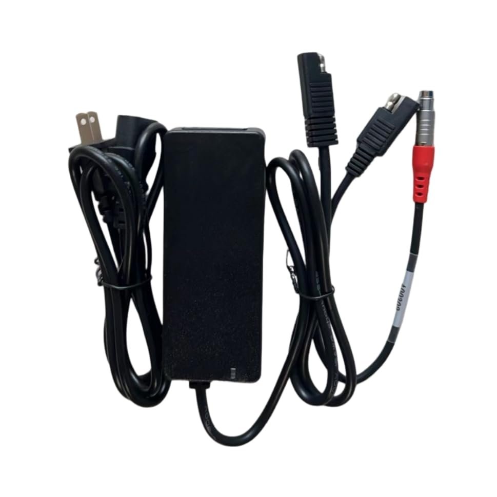 New Power Cable with Charger Adapter for Topcon GPS HiPer to SAE 2-pin Connector