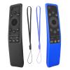 2 Pack Samsung TV Remote Silicone Protective Case - Compatible with BN59 Series - Glow in The Dark - Blue/Black Skin Sleeve view 1