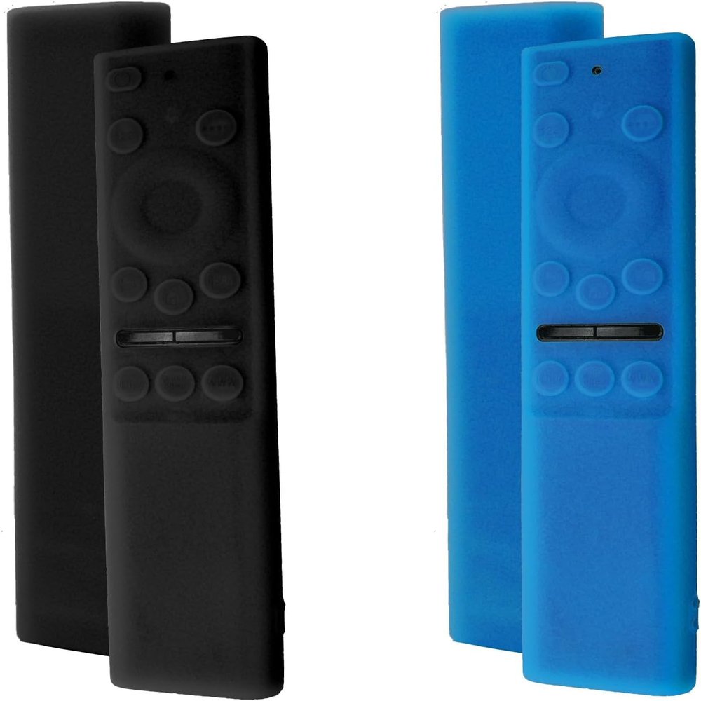 2 Pack Silicone Case for Samsung Smart TV Remote - Compatible with BN59-01385, BN59-01386, TM2280E, BN59-01391 - Protective Silicone Cover for 2022 Solar Cell Remote Control